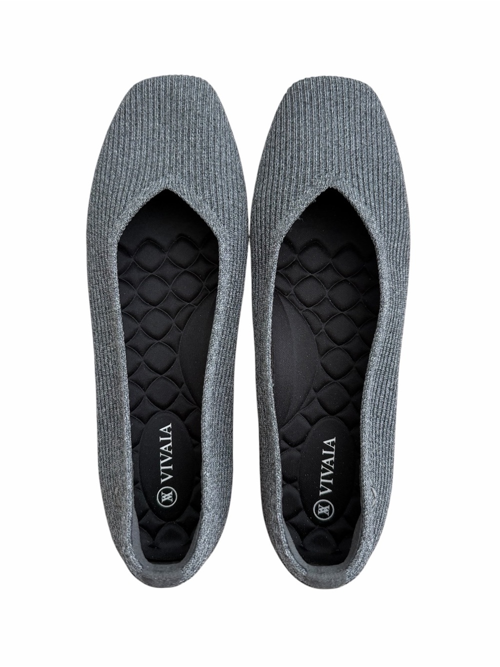 VIVAIA Margot Square Toe V-Cut Flats Size 40.5 US 9-9.5